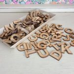 Small Chunky Capital Wooden Letters
