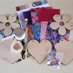 Decopatch Heart, Flowers and Cupcake Bunting Kit