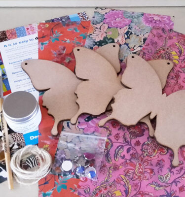 Decopatch Large Butterfly Bunting Kit