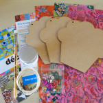 Decopatch Large Cupcake Bunting Kit