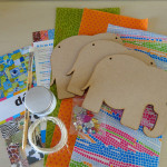 Decopatch Large Elephant Bunting Kit