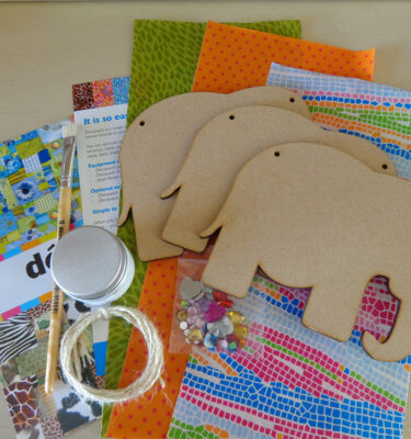 Decopatch Large Elephant Bunting Kit