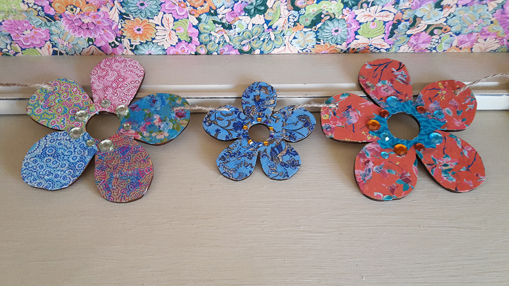 Flower Bunting by Crocodile Creations