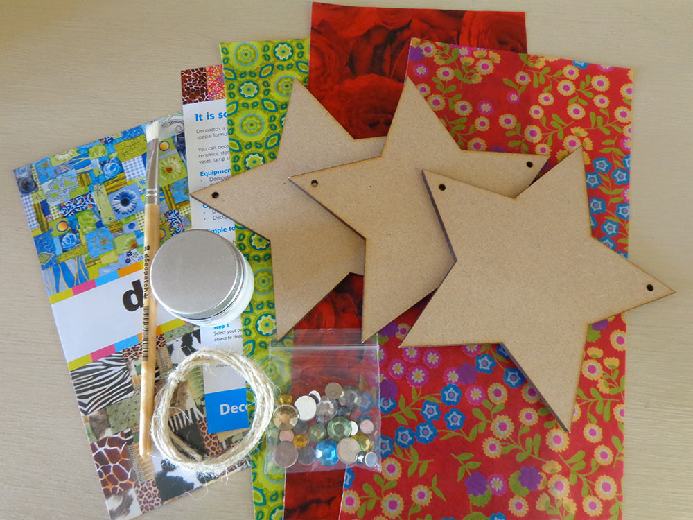 Decopatch Large Star Bunting Kit