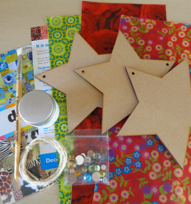 Decopatch Large Star Bunting Kit