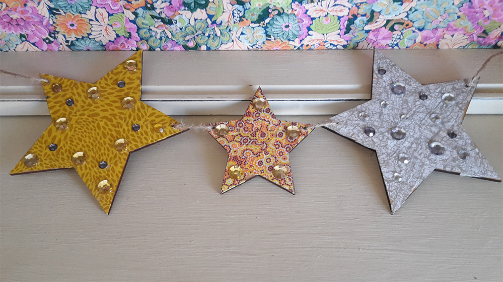Star Bunting by Crocodile Creations