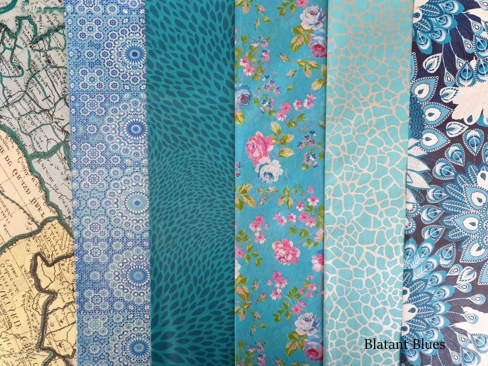 Decopatch Paper - Blatant Blues