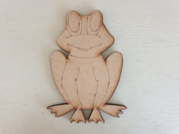 Wooden Frog Shape