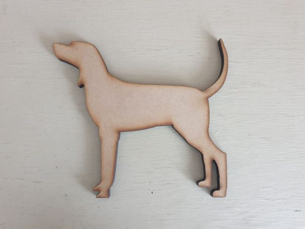 Wooden Dog craft shape