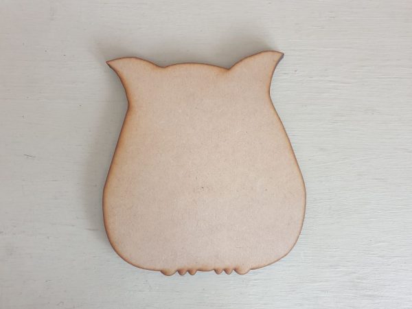 Wooden Owl Craft shape