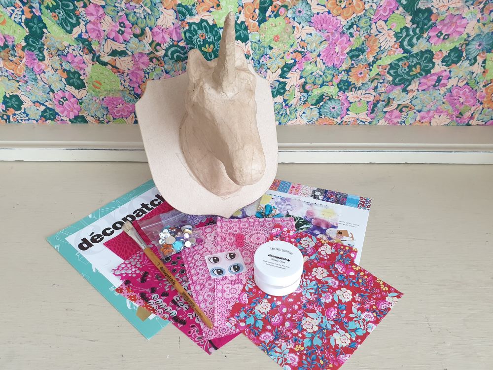 Decopatch Unicorn Trophy Head